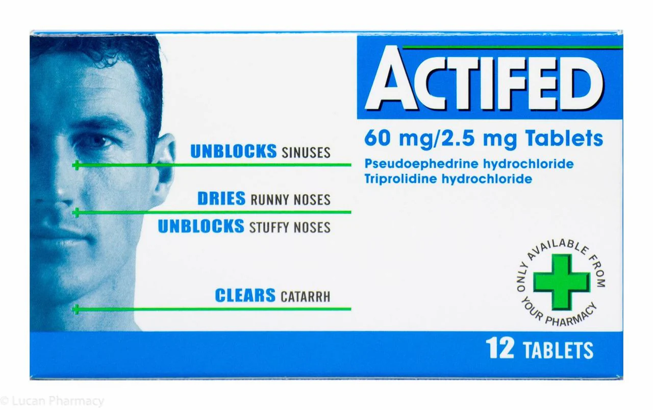Actifed Tablets 12 Pack