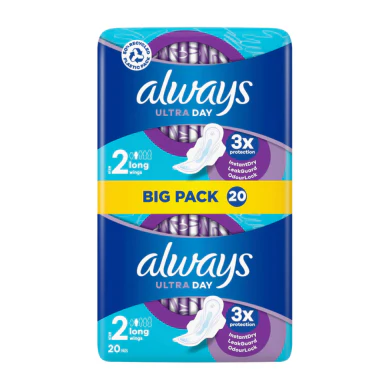 ALWAYS ULTRA LONG WINGS DUO 20'S