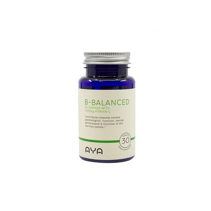 AYA B Balanced Tablets with 500mg Vitamin C 30pk