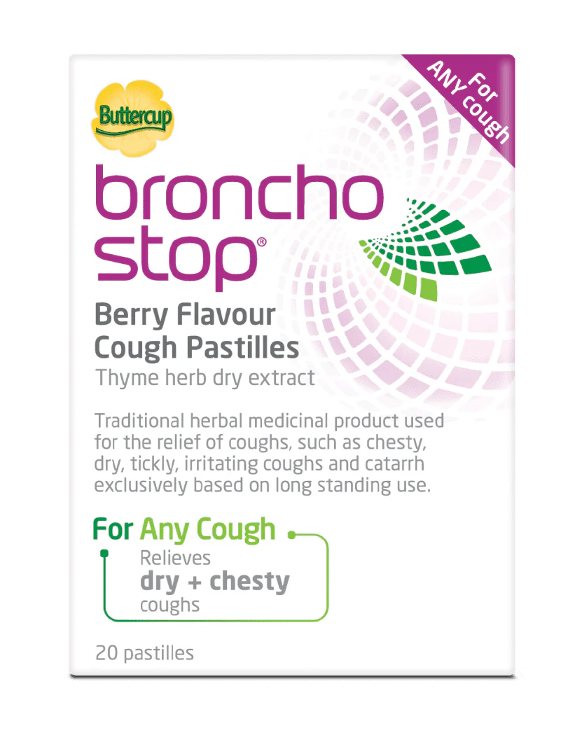 BronchoStop Berry Flavour Cough Pastilles 20pk