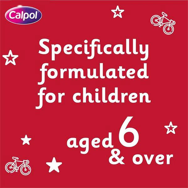 Calpol Six  Plus  Sugar  Free Strawberry 140ML - Image 3