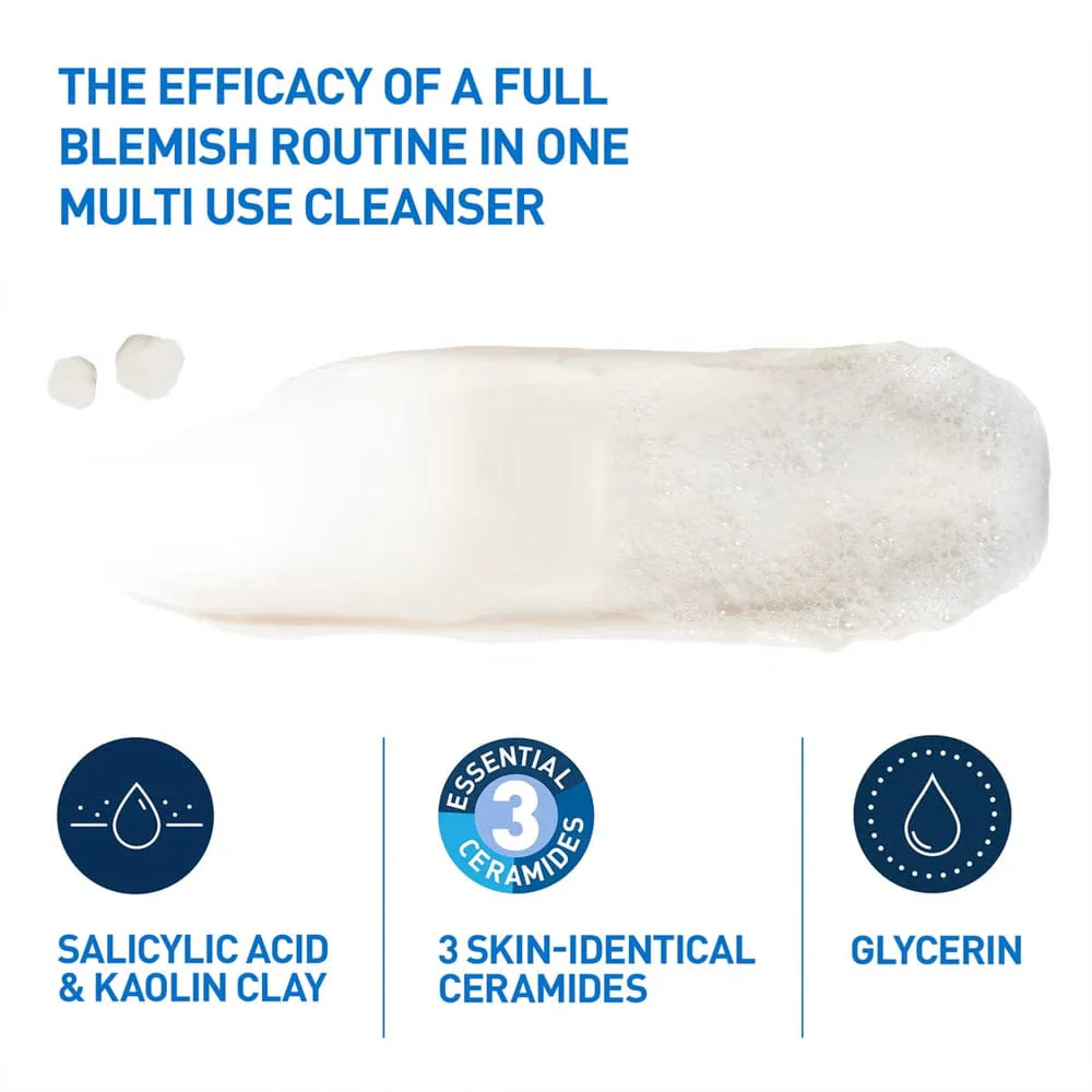 CeraVe Blemish Clay To Foam Cleanser 118ml - Image 5