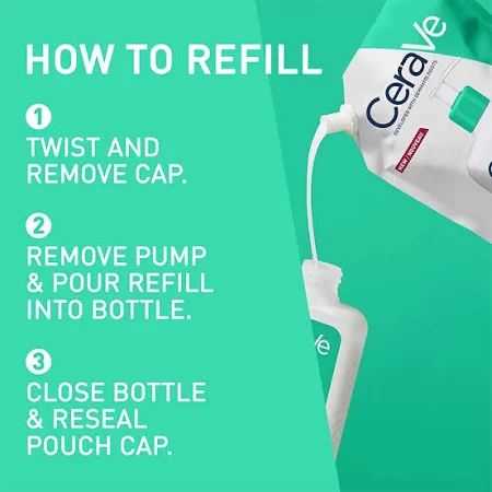 CeraVe Foaming Cleanser Refill 473ml - Image 4