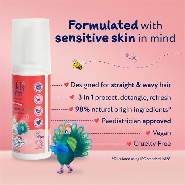 Childs Farm Strawberry & Mint Hair Detangler 100ml - Image 4