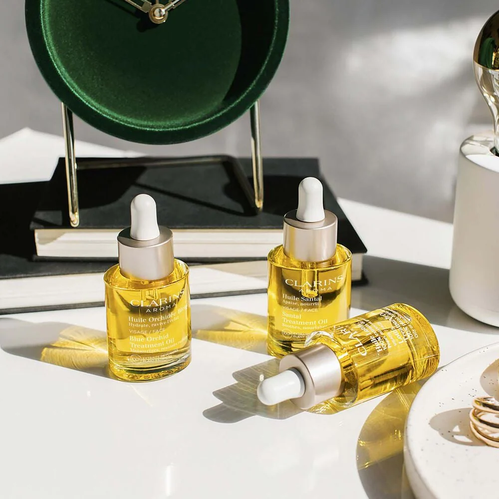 Clarins Blue Orchid Face Treatment Oil - Image 6