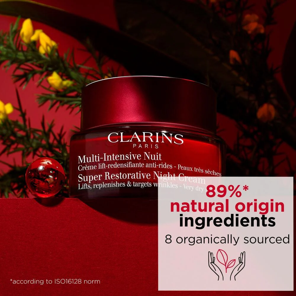 Clarins Super Restorative Night For  Dry 50ml - Image 7