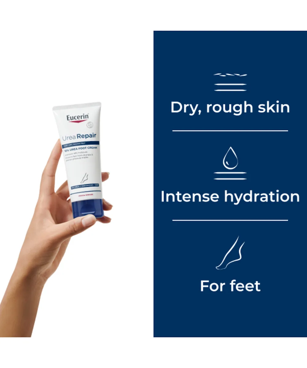 Eucerin Urea Repair  10% Foot  Cream 100ml - Image 3