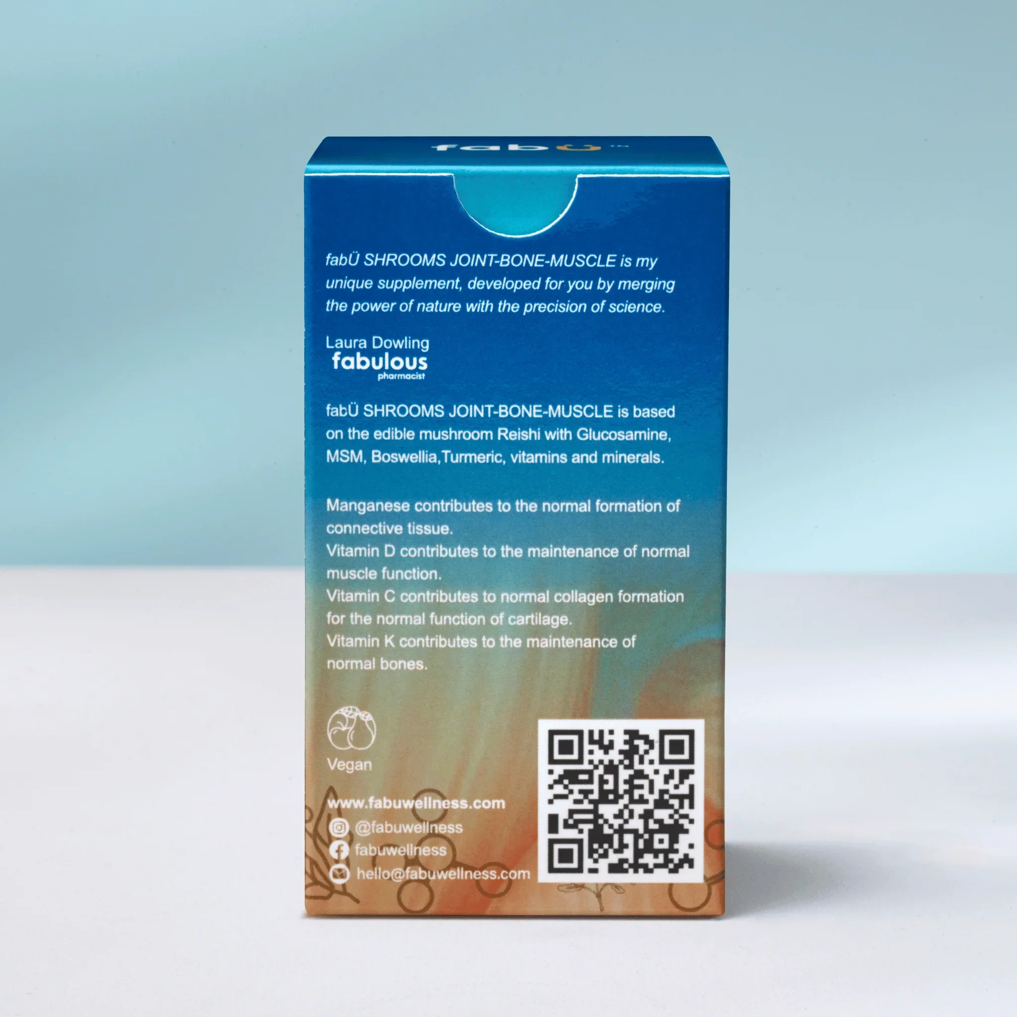 FabU Joint + Bone Muscle Shrooms (60 Capsules) - Image 3