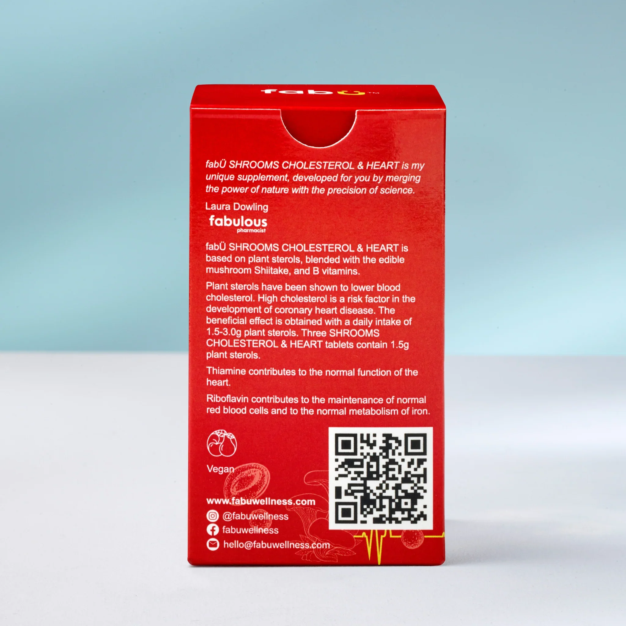 fabÜ SHROOMS Cholesterol & Heart (90 Capsules) - Image 4