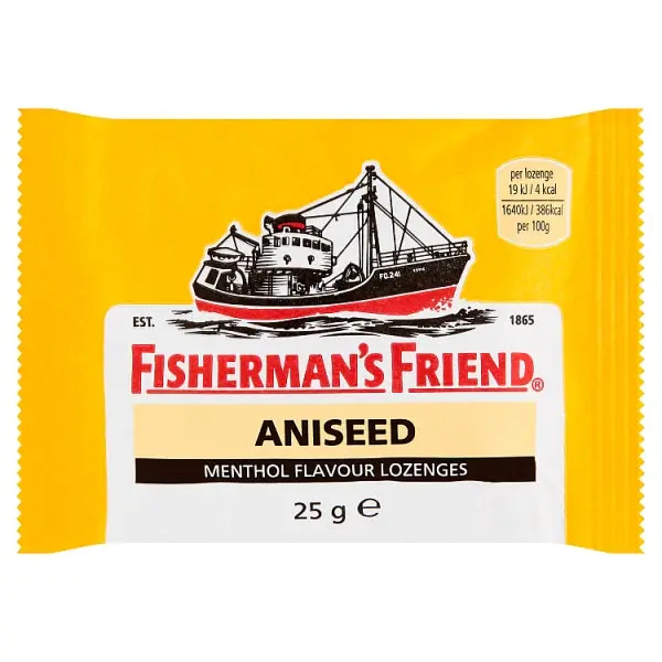 Fisherman’s Friend Aniseed Lozenges – Menthol Flavour 25g