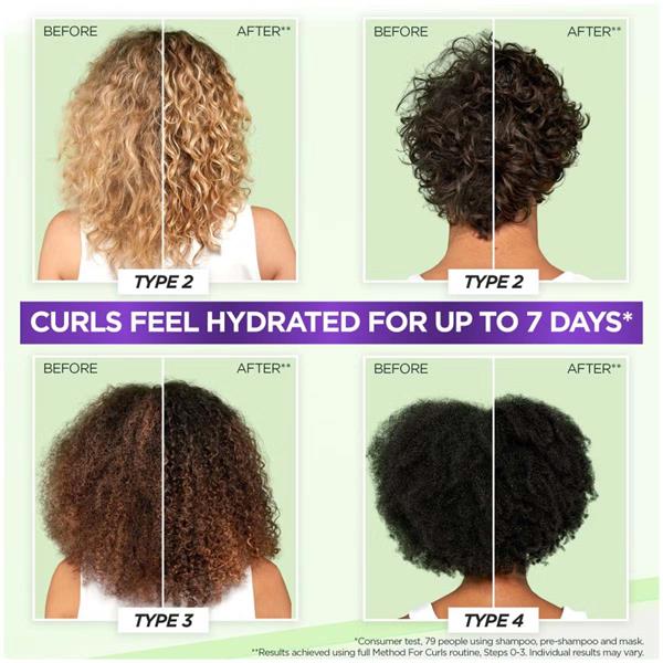 Garnier Method For Curls Shampoo 200ml - Image 2