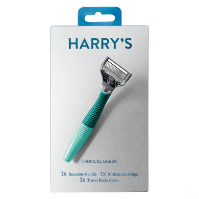 HARRY'S 5 BLADE RAZOR GREEN 1