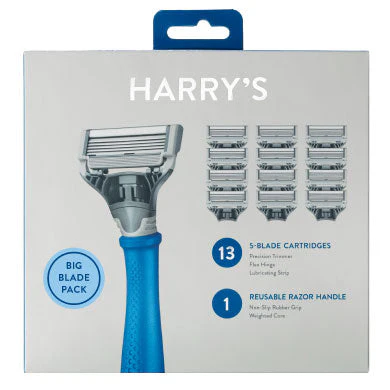 HARRY'S RAZOR+13X5-BLADE REFILL PK