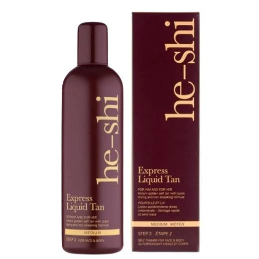 He-Shi Express  Liquid Tan Medium 300ML - Image 4
