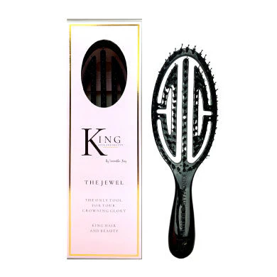 King Hair Black Hairbrush