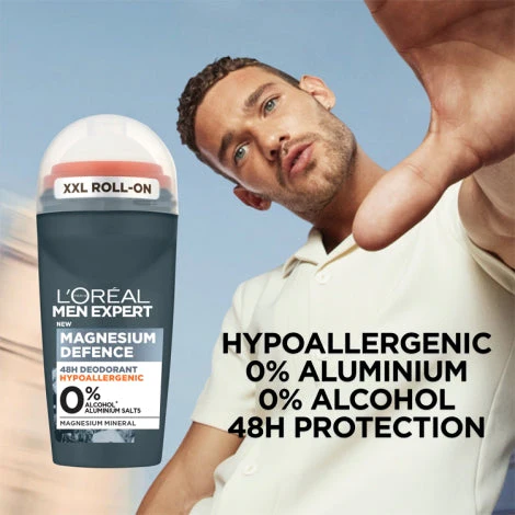 L'Oreal Paris Men Expert Magnesium Defence  48H Roll-On  50ml - Image 2
