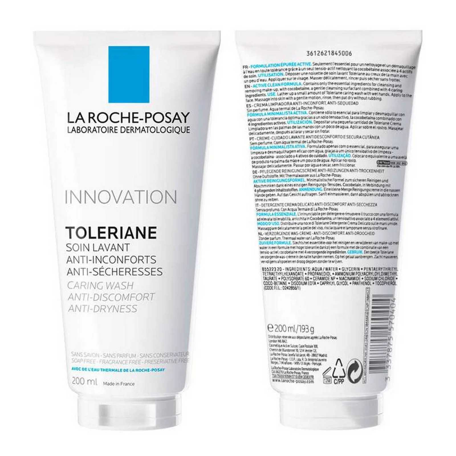 La Roche Posay Toleriane Caring wash 200ml - Image 2