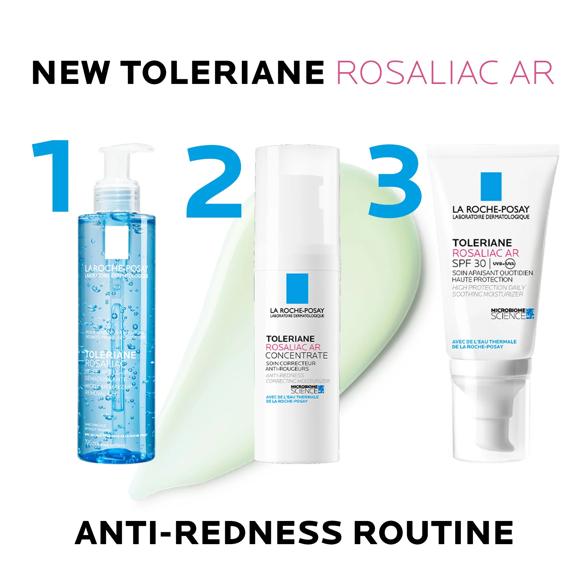 La Roche Posay Toleriane Rosaliac Make-Up Remover for Dry, Redness-Prone Skin 195ml - Image 3