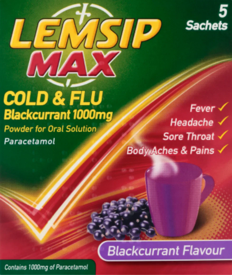 Lemsip Max Blackcurrant 5pk