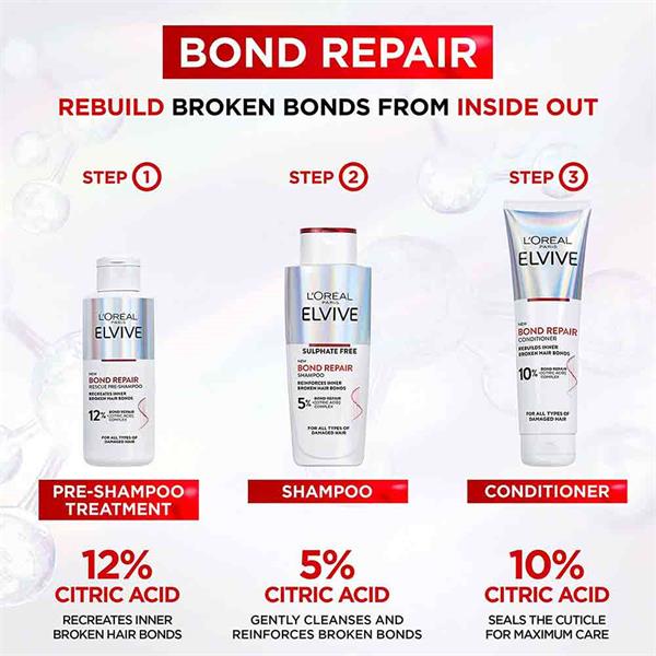 LOREAL BOND REPAIR LEAVE IN SERUM 150ML - Image 3
