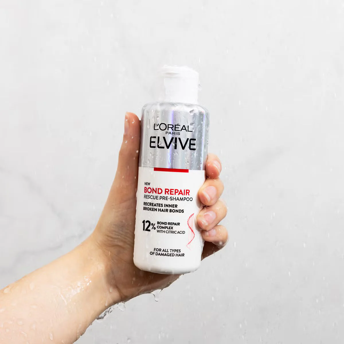 L'Oréal Paris Elvive Bond Repair Pre-Shampoo Treatment - Best for Damaged Hair & Split Ends - Image 2