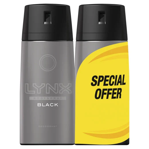 Lynx BS Black Twin Pack 2X150ml