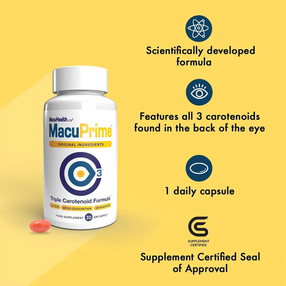 MacuPrime Original Eye Health Capsules 30 - Image 3