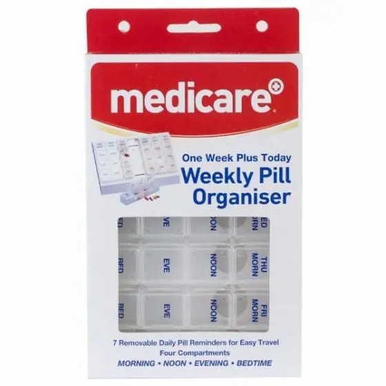 Medicare Weekly Pill Organiser