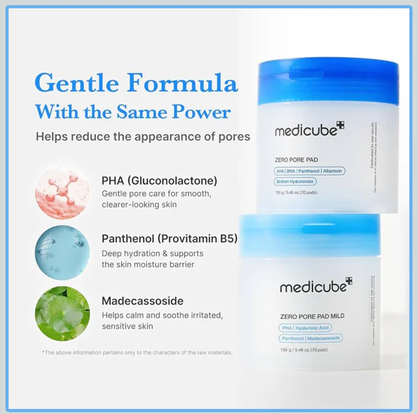 Medicube Zero Pore Pad Mild 155g (70 Pieces) - Image 3