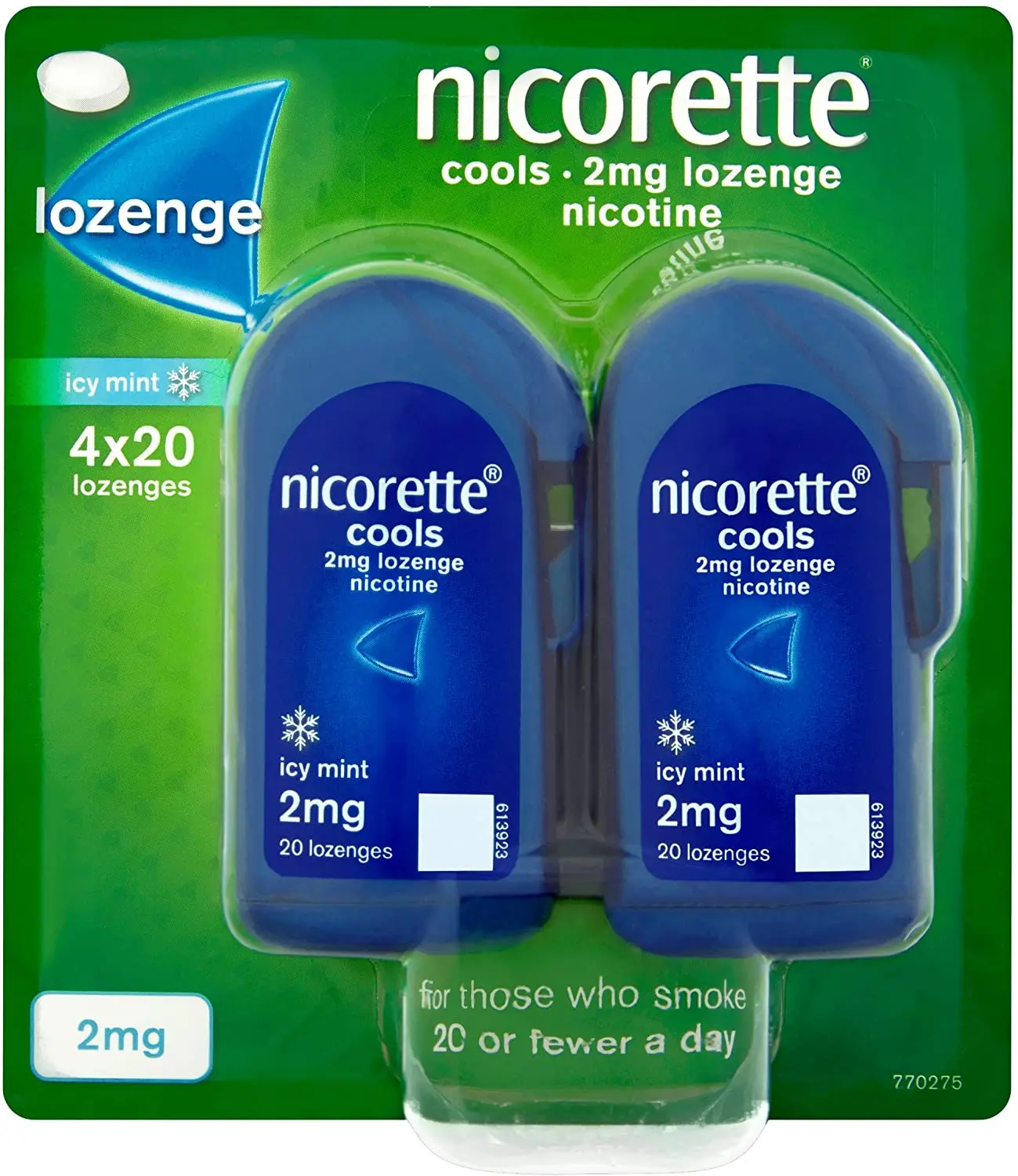 NICORETTE COOLS 2MG LOZENGES 80PK