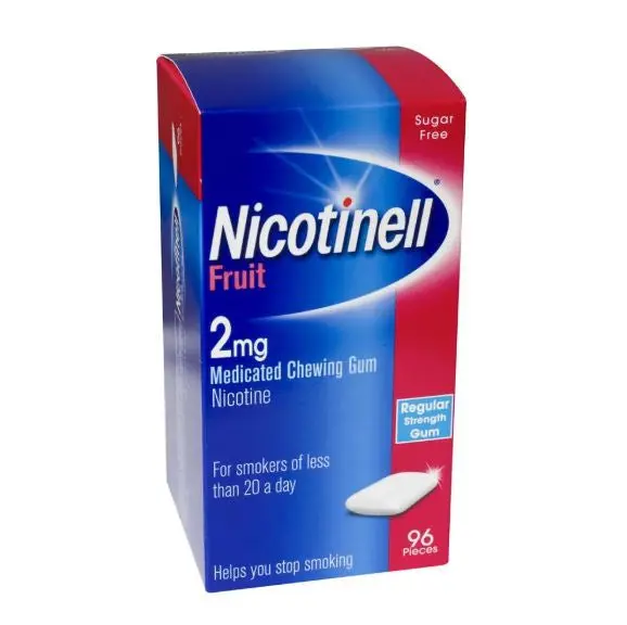 NICOTINELL 2MG FRUIT GUM 96PK