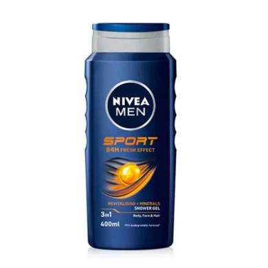 NIVEA MEN SHOWER GEL 400ML SPORT