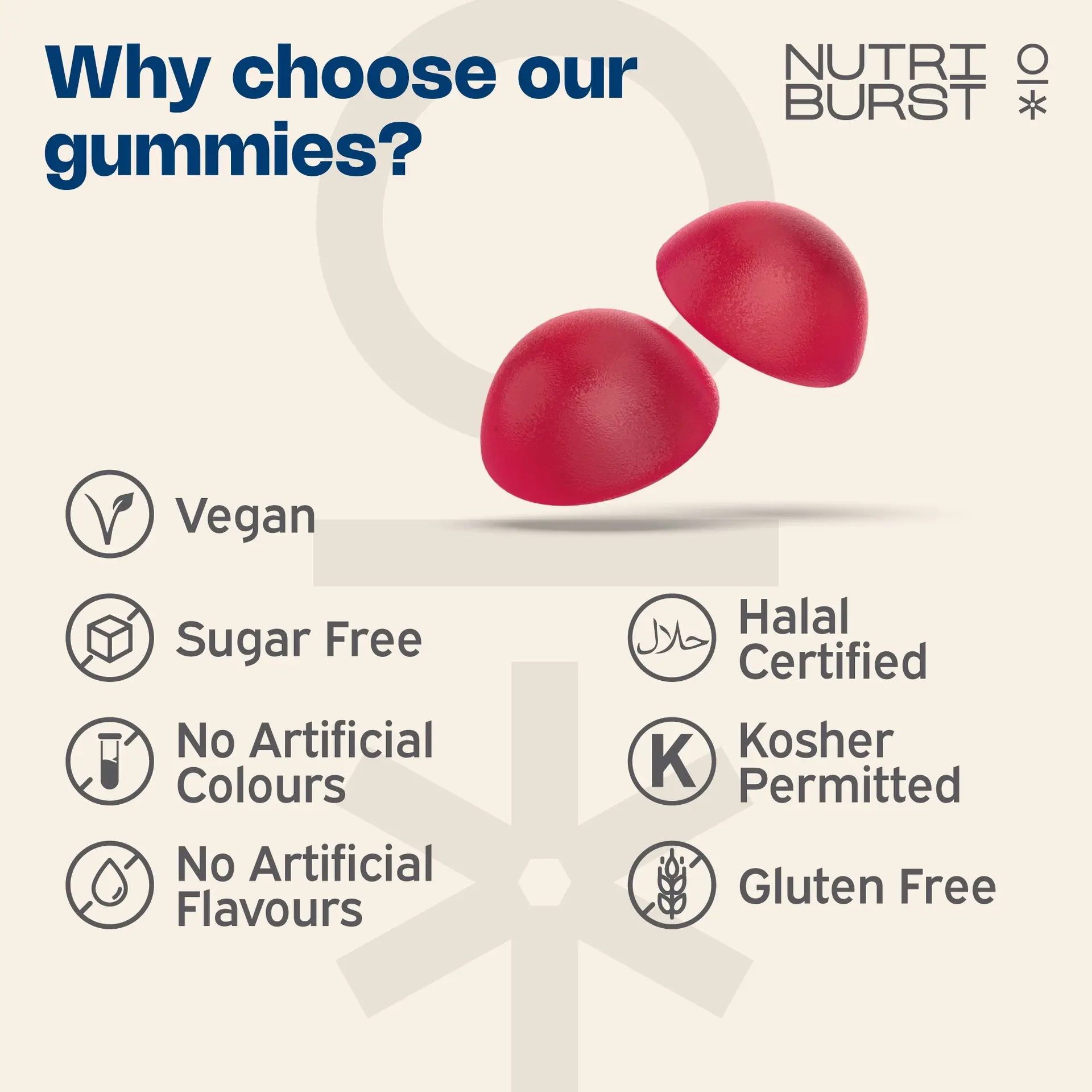 Nutriburst Men's Multivitamin (60 Gummies) - Image 3