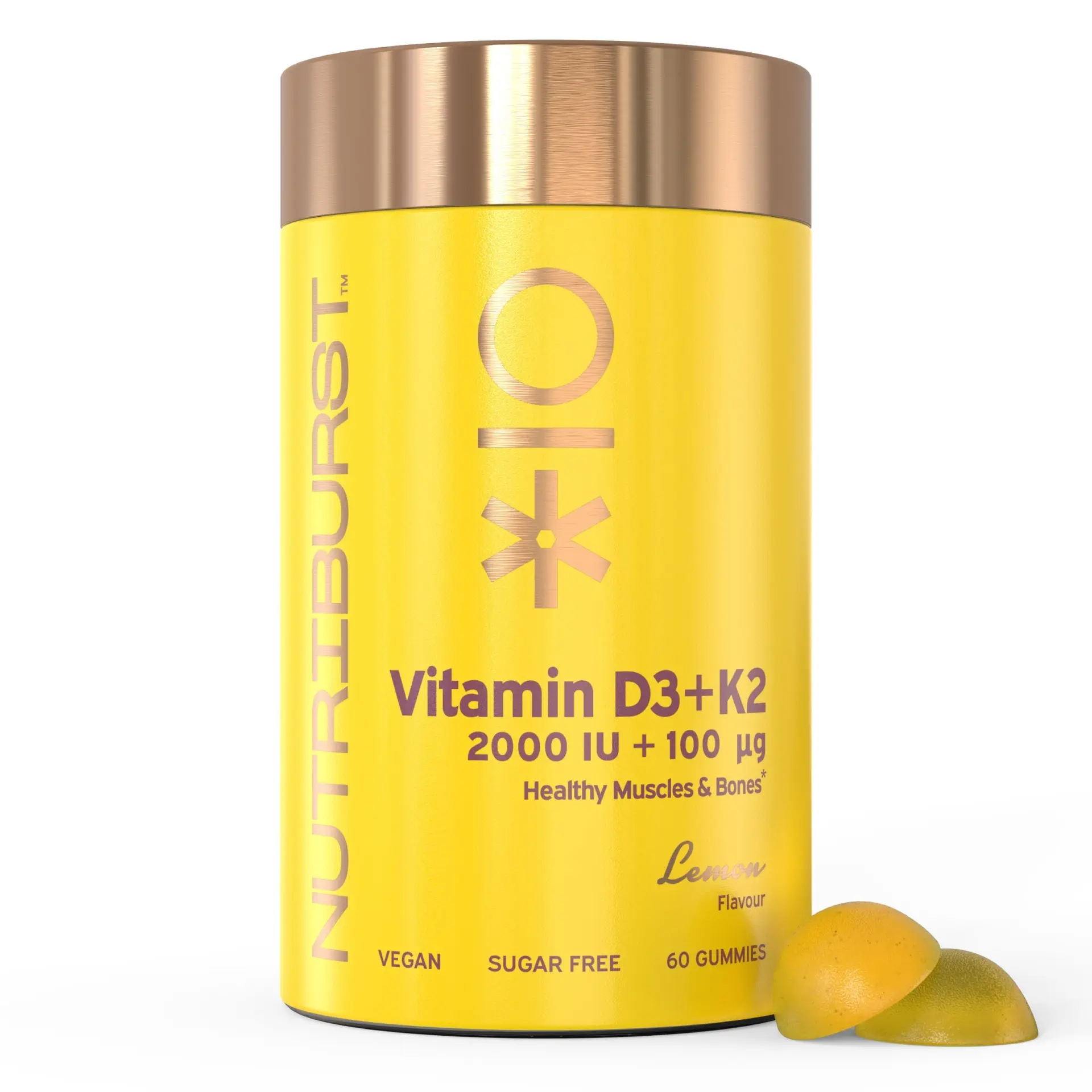 Nutriburst Vitamin D3 + K2 60 Gummies
