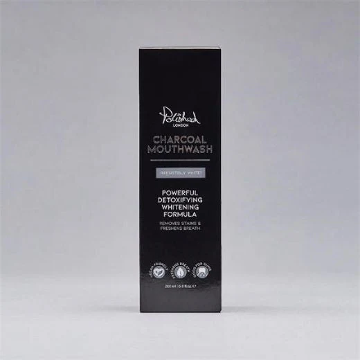 POLISHED CHARCOAL MOUTHWASH 200ML X1
