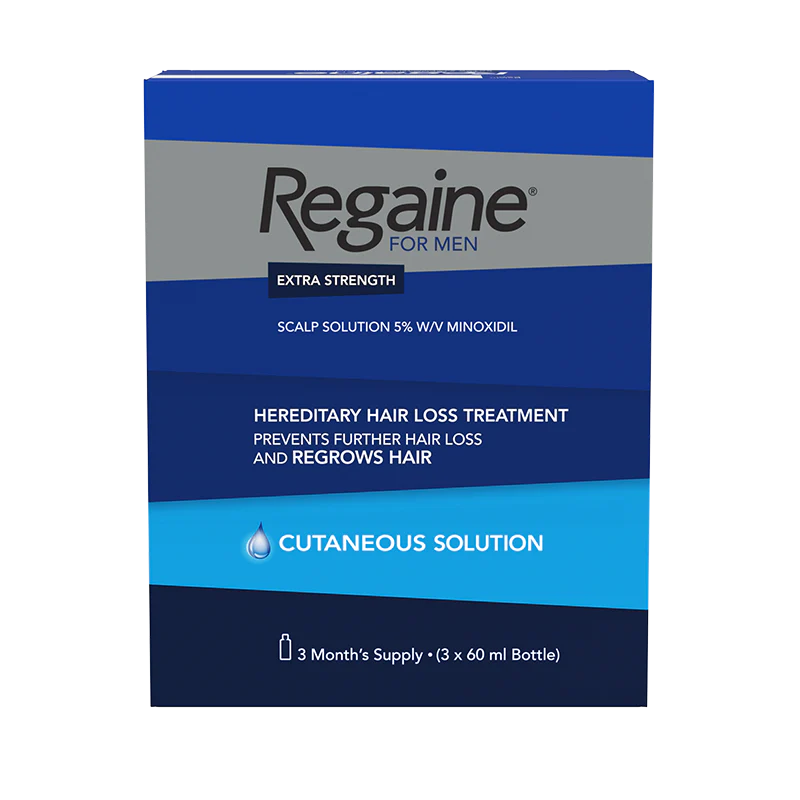 Regaine  For  Men  Extra Strength Solution ( 3X60ml )