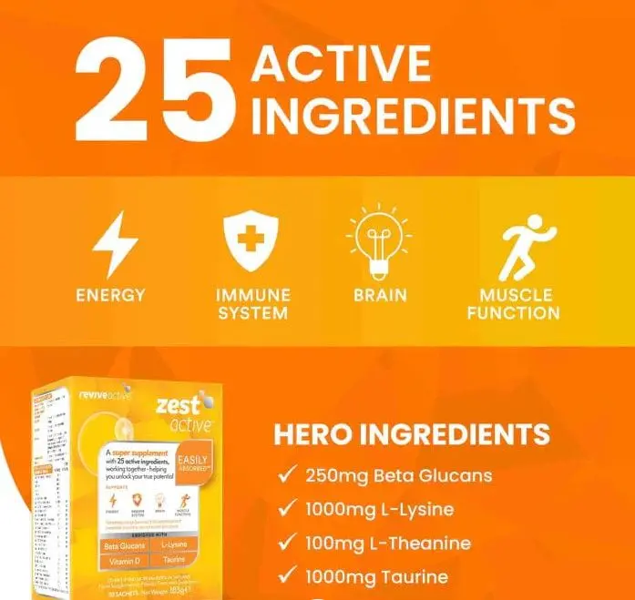 Revive Active Zest - 30 Pack - Image 3