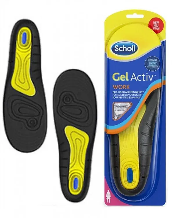SCHOLL GEL ACTIV WORK INSOLES FOR WOMEN