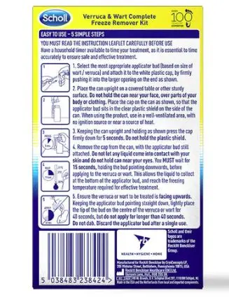 Scholl Verruca & Wart Complete Freeze Remover Kit - Image 2
