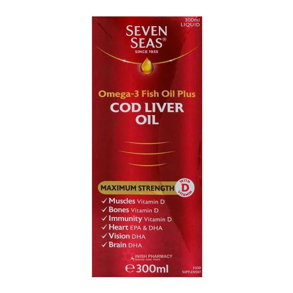 Seven Seas Omega-3 Fish Oil Max Strength 300ml