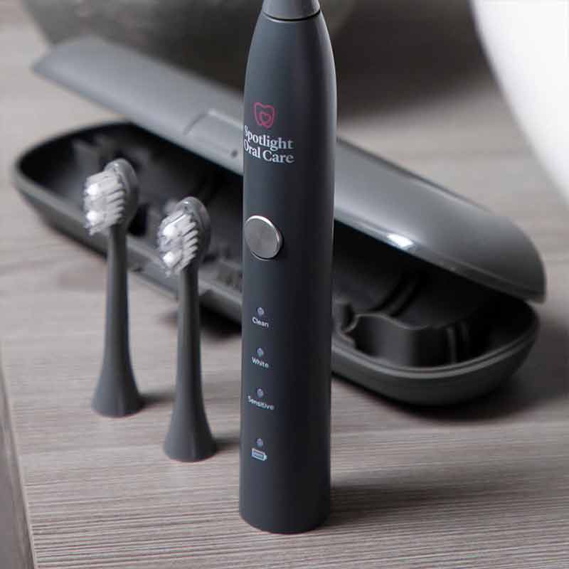 Spotlight Oral Care Graphite Grey Sonic Toothbrush - Image 2