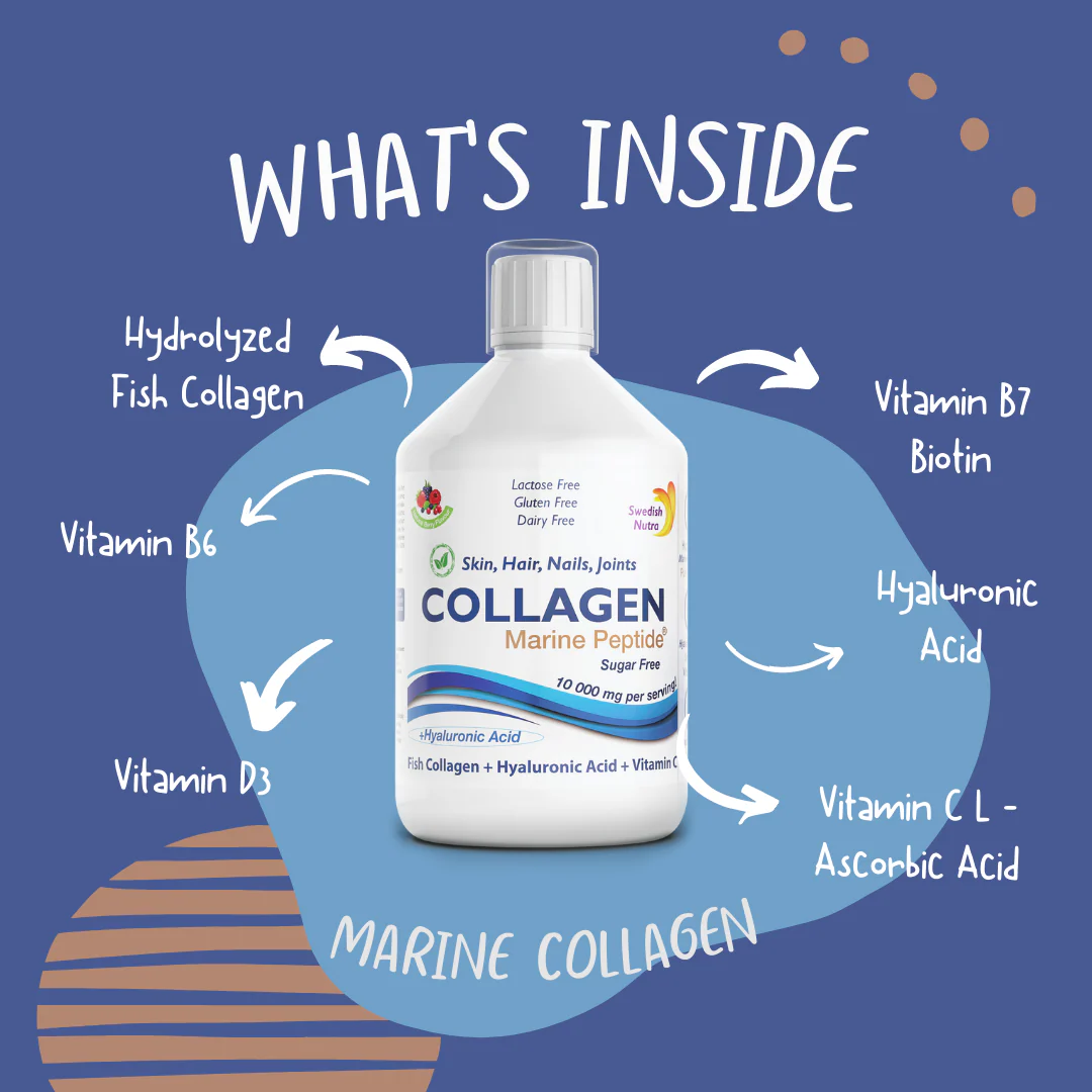 Swedish Nutra Marine Collagen 10000mg 500ml - Image 2