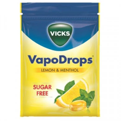 VICKS VAPODROPS LEMON & MENTHOL